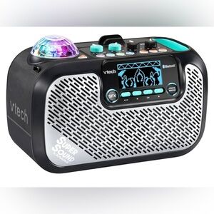 Black and Blue Bluetooth Karaoke Machine